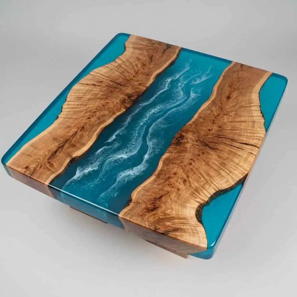 DIY: stół z żywicy epoksydowej („river table”) – krok po kroku